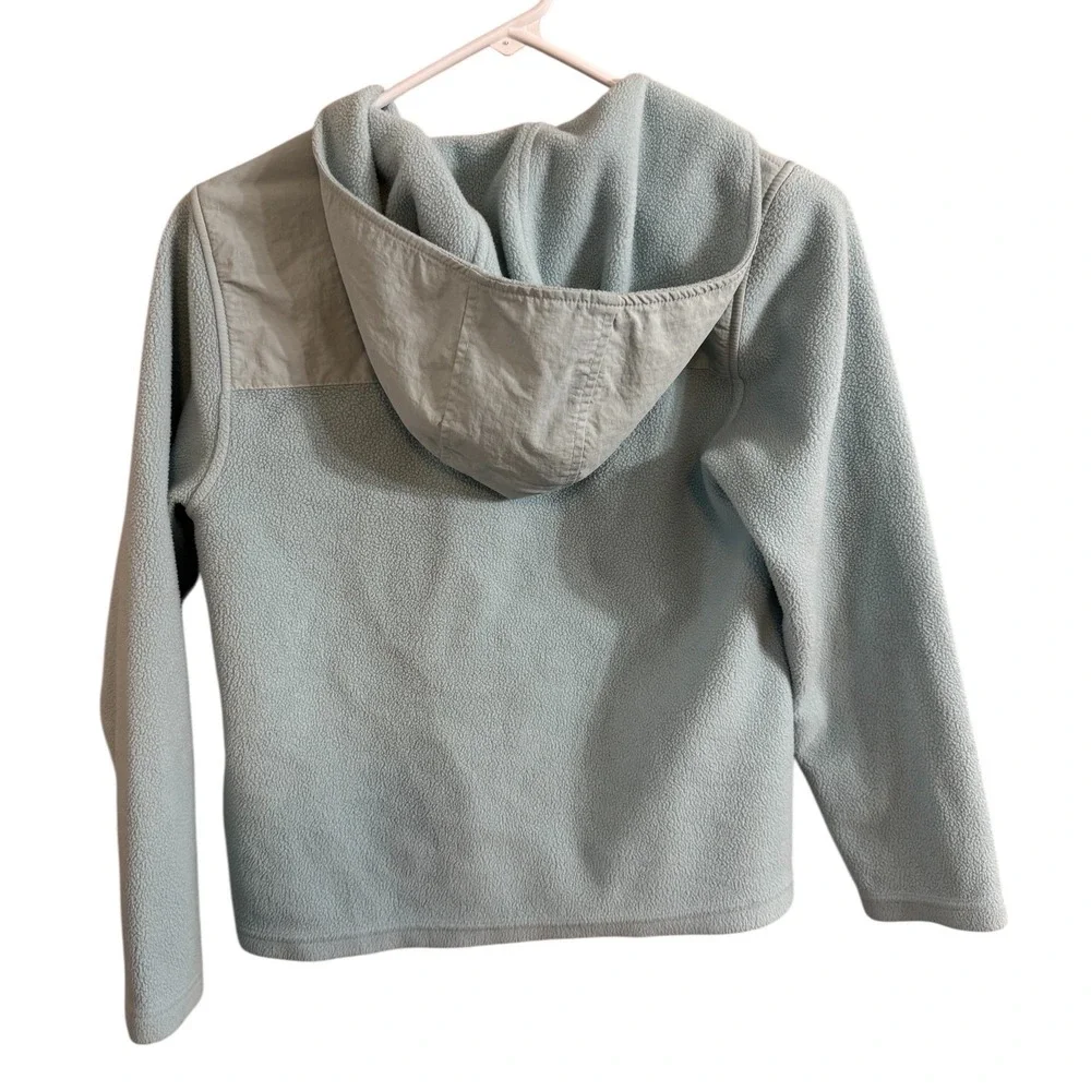 🔥The North Face 🦋💙🦋 Blue Hooded Fleece Full Zip Jacket Women‎ Small